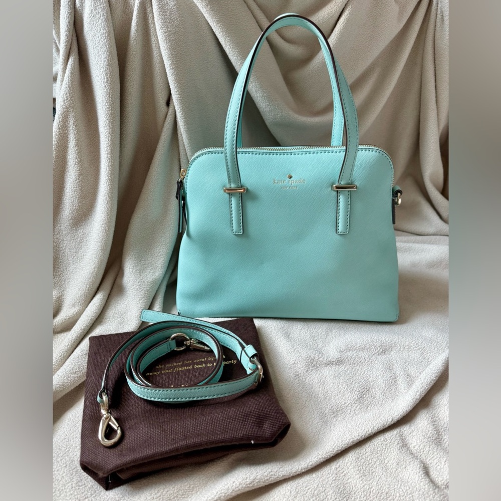 Kate Spade Cedar Street Maise Satchel Bag, Tiffany Blue